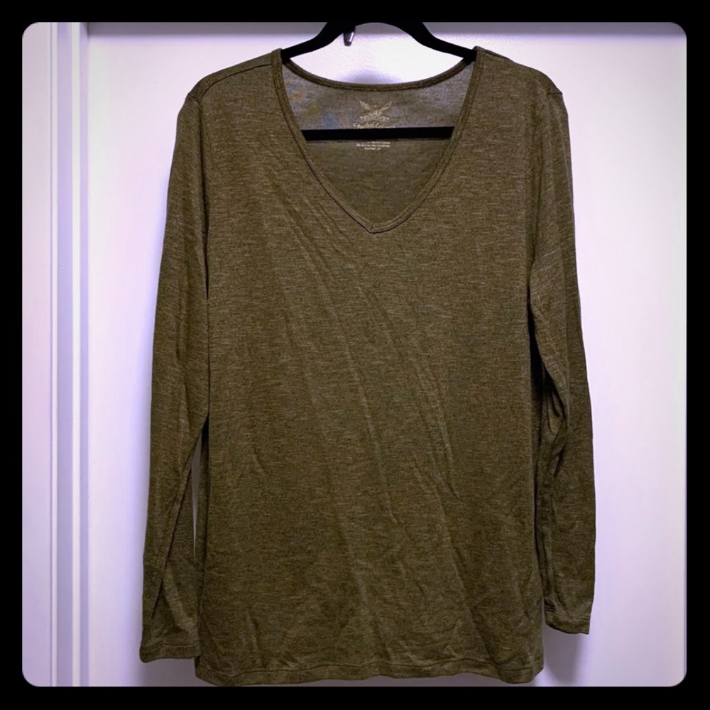 🌺🌺Faded Glory Olive Green Top